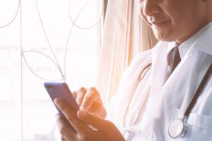 Doctor on Smartphone