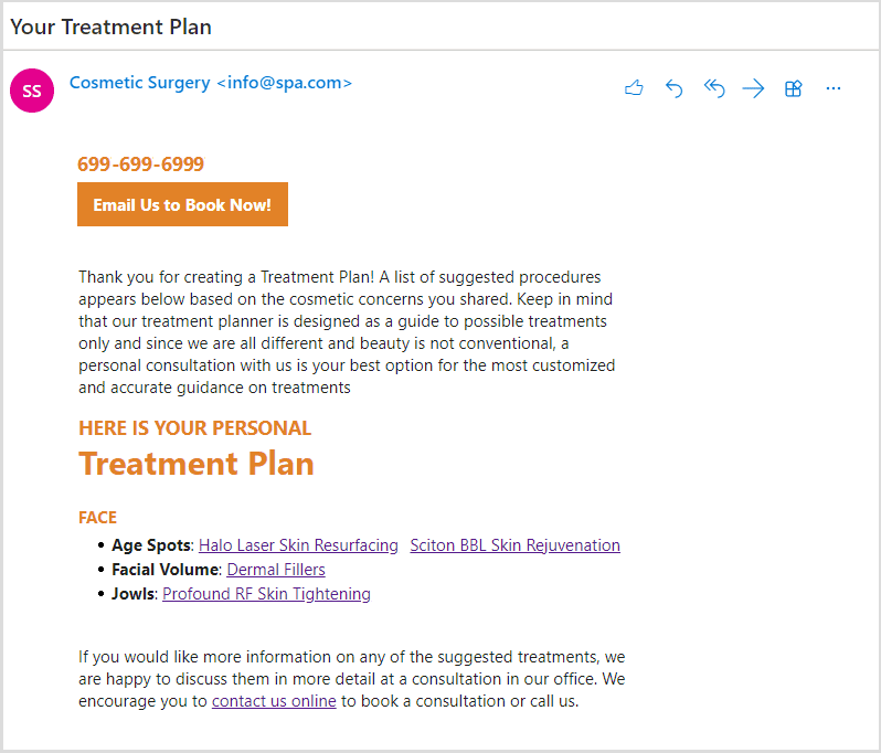 Treatment Planner Screenshot | Sector45 Treatment Planner Screenshot