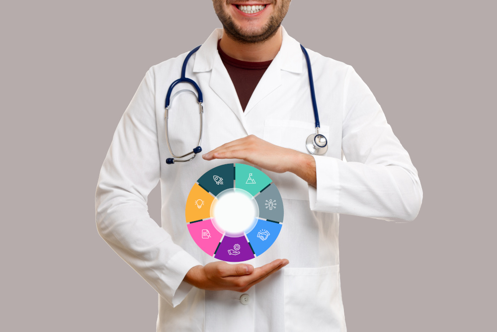 smiling doctor in white coat | Sector45 smiling doctor in white coat